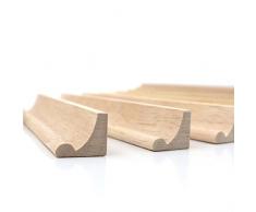 Weddecor - Estante de Madera con Forma Redonda para Manualidades y Manualidades, Azulejos de Repuesto, Juegos de Mesa, álbumes de Recortes, joyería y Adornos de decoración de Pared (Paquete de 4)