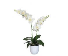 MICA Decorations â orquÃdea alevilla en Maceta, poliéster, poliéster, Beige, 38 x 38 x 66 cm
