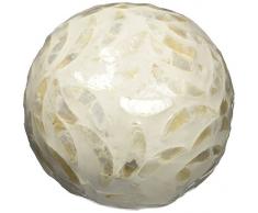 Moycor 75703 Bola Decorativa Nácar Natural 8x8x8 cm