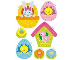 Vervaco - Kit para Perchas de Pascua decoración Bordado Kit,, 18,5 x 26 cm, Conjunto de 2