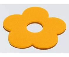 Spirella colección Funky, Alfombrilla de Ducha 5PCS Set,PVC,Naranja