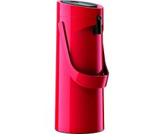 Emsa GmbH 515706Â Ponza ISO Pump Jarra 1, 9Â L, Acero Inoxidable, 17Â x 16.5Â x 39Â cm, Acero Inoxidable, Rojo, 17 x 16.5 x 39 cm