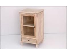 Sukima Decor Abadía Vitrina, Madera, Natural, 40x35x74 cm