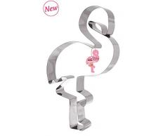 ScrapCooking 1988 Molde Cortapastas Redondo XXL Flamenco, Acero Inoxidable, Acero Inoxidable, 34,5 x 19,5 x 5 cm