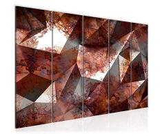 Runa Art Cuadro XXL 3D Efecto 200 x 80 cm MarrÃ³n 5 Piezas - Made in Germany - 506555a