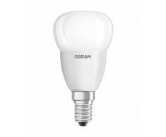 Osram Star Classic P - LÃ¡mpara LED, forma de bola mini clÃ¡sica, con base de tornillo: E14, 5 W, 220 a 240 V, 40 W de repuesto, esmerilado, blanco frÃ­o, 4000 K, paquete de 1