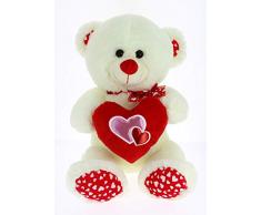 Bimar Peluche Osos con Corazon pies 60 cm