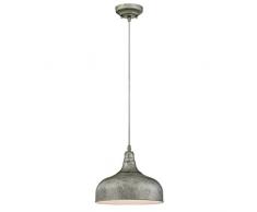 Westinghouse Lighting One-Light Indoor Pendant Lámpara de Techo, Acero Envejecido