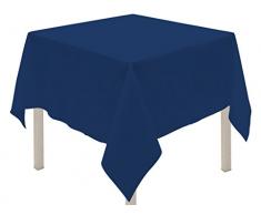 Soleil docre 814240 Mantel Antimanchas Cuadrado 180x180 cm Alix Azul Marino