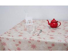 Boheme Beret Mantel Navidad ALGODÃN /50% POLIÃSTER, Beige 140 x 200