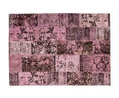 Alfombrista Moderna Patch Alfombra, Acrílico, Rosa, 160 x 230 cm