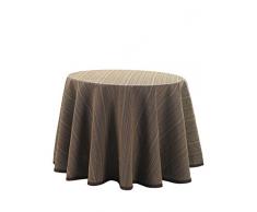 Martina Home Ribero - Falda para mesa camilla , MarrÃ³n, Redonda de 90