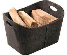 Cesta para leÃ±a maxi de fieltro