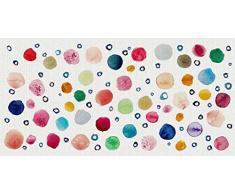 Vilber Gran Chef Dots Alfombra, Vinilo, Multicolor, 50x100x0.2cm