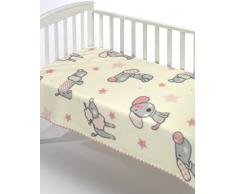 Mora Kidz Manta Infantil 85% AcrÃlico, 15% Poliéster, Rosa 36.5x41.5x5.5 cm