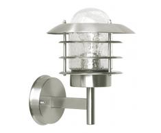 Ranex Amalfi - Aplique de Acero Inoxidable y Cristal Satinado
