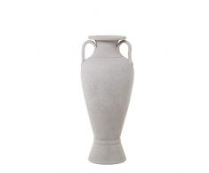 Jarron de Suelo con Asas de Ceramica en Claro 27x60cm