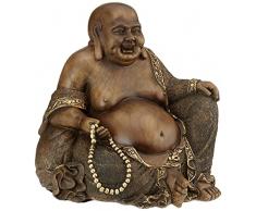 Oriental Muebles 10Â Sentado Hotei Estatua de Buda