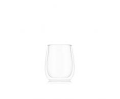 Bodum SKÃ L - Juego de 2 copas de vino de doble pared (0,25 L)