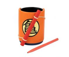 Grupo Erik Lapicero Dragon Ball Goku - Lapicero escritorio con bolÃgrafo - Lapicero Goku ideal accesorio anime papelerÃa - Portalápices escritorio - Producto con licencia oficial