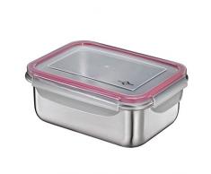 Küchenprofi - Fiambrera Grande con Tapa roja (16 x 22 x 8,5 cm)