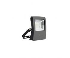 Wonderlamp Proyector LED para Exterior, Luz Fría, 10 W, Gris, 12.2 x 9 x 5.9 cm