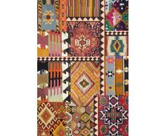 Vilber Bohemian Kilim 2495 Alfombra, Vinilo, Multicolor, 75x120x0.2cm