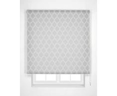 Estoralis Davos - Estor Enrollable Visillo Translucido, Gris, 150 x 250 cm