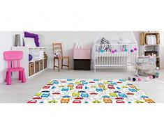 Oedim - Alfombra Infantil Coches PVC 95 cm x 165 cm| Moqueta Adulto PVC | Suelo vinilico para Adultos