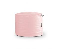 HAPPERS Puff Taburete Polipiel Indoor Rosa