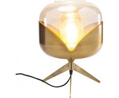 Kare Design LÃ¡mpara, mesa, Golden Goblet Ball, forma redonda, dorado, sala de estar, aceron recubierto de latÃ³m, vidrio tintado
