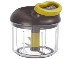 Tefal K13204 Negro, Verde, Transparente picadora Manual de Alimentos - Picadoras manuales de Alimentos (Negro, Verde, Transparente, Acero Inoxidable, 0,9 L, China, 144 mm, 13,7 cm)