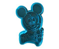 Cuticuter Mickey Bebe Disney Cortador de Galletas, Azul, 8x7x1.5 cm