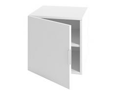 LOWE Muebles Uno Módulo Armario combinable, Madera, Blanco, 45 x 47 x 75 cm