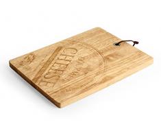Desconocido H & H Wood Tabla para queso, Madera, beige