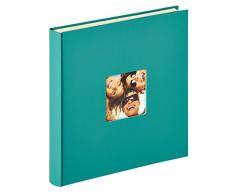 Walther álbum de Fotos de diseño con Textura, Papel, Gasolina Verde, 33 x 33,5 x 4,5 cm