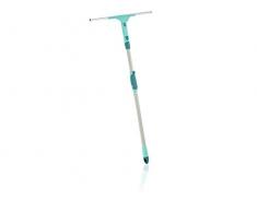 Leifheit Powerslide, Azul, Limpiacristales XL con Palo telescópico 2 m