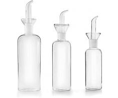 Ibili 751315 ACEITERA CILINDRICA 150 ML, Stainless Steel, Blanco