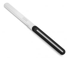 ARCOS Cuchillo pelar 4 pulgadas Acero Inoxidable, Cuchillo mesa para pelar frutas y verduras, Mango ergonómico polipropileno, Adecuado para todo tipo alimentos, Serie B-Line, Color negro y blanco