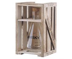 Artland Decantador Mezclador de 295 ml para Vermut, Triple Sec y Amargos, en Caja de Regalo de Madera, tamaño Mediano, Vidrio, Transparente, 12 x 12 x 22.5 cm