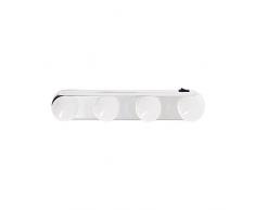 Xanlite ECM200PW - LÃ¡mpara de espejo LED, 200 lÃºmenes, modo de fijaciÃ³n por ventosas, tornillos (no incluidos), color blanco neutro