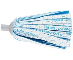 Apex Girello Antibacteriano mopa Cabeza, Fibra sintÃ©tica, Multicolor, 30Â x 30Â x 30Â cm