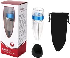 Aireador de vino decantador con base para vino tinto festival, regalo vino accesorios caja juego
