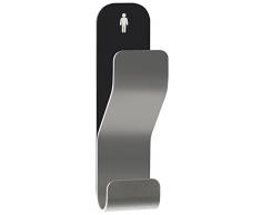 Spirella colección Anobile, Decoración Gancho Ideal para el baño 11x3, Acero Inoxidable, Plateado, Plata, 11 x 3 cm