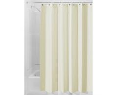 InterDesign 15622 - Revestimiento Interno de Tela, para Cortina de cubículo de Ducha, Resistente a Moho, repele el Agua, 180 cm x 183 cm, Color Arena