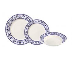 Corona Iris Vajilla, Porcelana, Blanco, 23 x 29 x 30 cm 18 Unidades