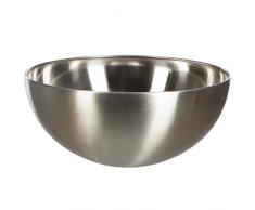 Levivo SET115871 - Ensaladera de acero inoxidable, 23 cm, color plata