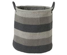 Sealskin Cesta para Ropa Knitted, 36 x 36 x 38 cm, AcrÃlico, Gris