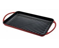 Jata Hogar Parrilla Grill, Hierro Fundido, Negro, 33 cm