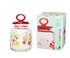 Pasabahce Cherie 98671 Kitchen tarro de cristal, 1 lt, transparente/Multicolor